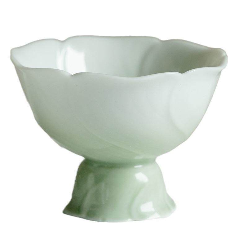 花开渐变三色莲花茶杯小清新功夫主人杯家用陶瓷品茗杯喝茶杯单杯,淘宝优惠券,粉丝福利购,淘宝优惠卷