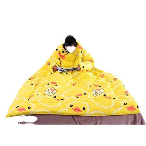 藤靠萝多功懒被人被子抱枕子二合一防踢被秋WFT1冬穿身上被子车能 - 图3