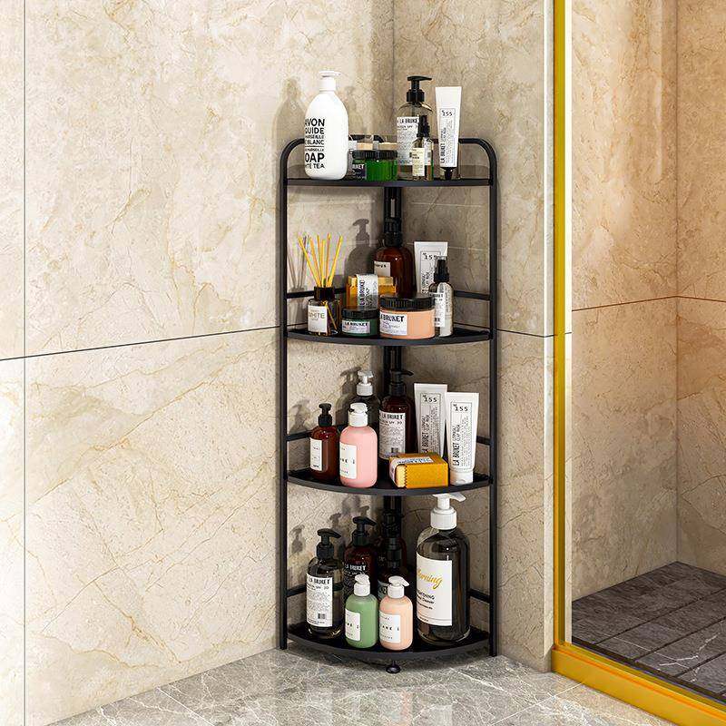 浴室置地式四层收纳架卫生间墙角物品摆放架厨房调料瓶收纳架,淘宝优惠券,粉丝福利购,淘宝优惠卷