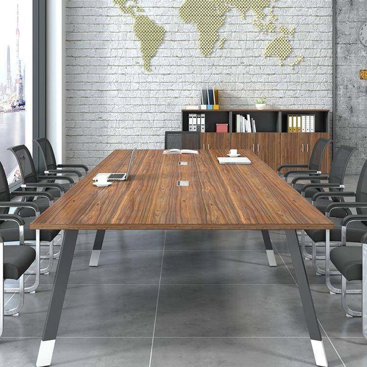 办公家具会议桌办公桌椅板式组合会客条形洽谈桌椅钢木长桌大型,淘宝优惠券,粉丝福利购,淘宝优惠卷