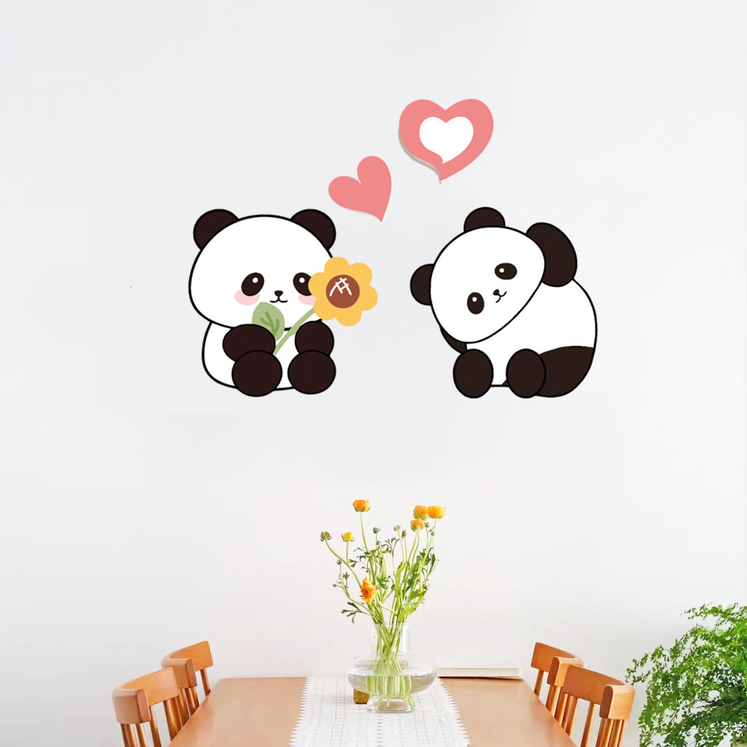 卡通可爱门贴纸墙贴墙面遮丑补洞自粘衣柜卧室房间门神器贴画P103,淘宝优惠券,粉丝福利购,淘宝优惠卷