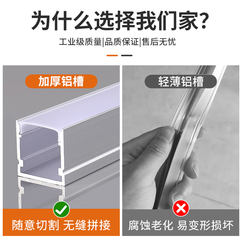 led线条灯线性灯嵌入式线形灯条形铝槽双眼皮吊顶暗装明装线型灯,淘宝优惠券,粉丝福利购,淘宝优惠卷