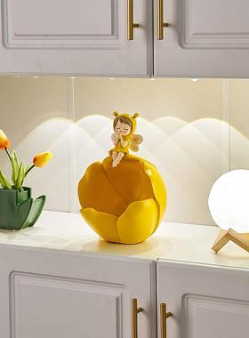 北欧创意进门入户玄关钥匙u收纳摆件现代家居客厅桌面电视柜装饰