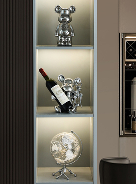 轻奢高档酒柜红酒架装饰品摆件家居客厅电视柜20Q23新款乔迁新居