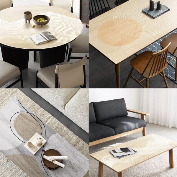 赞屋轻奢高级感皮革茶几桌布防水油免洗耐高温桌垫客厅家用可定制,淘宝优惠券,粉丝福利购,淘宝优惠卷