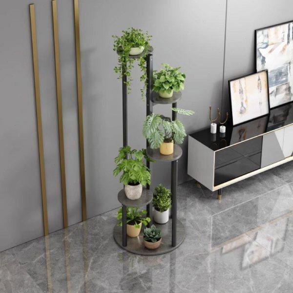 新疆包邮轻奢花架子客厅落地式阳台多层置物架室内网红铁艺绿萝多,淘宝优惠券,粉丝福利购,淘宝优惠卷