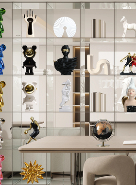 轻奢奶油电d视柜酒柜客厅装饰摆件家居饰品办公室书房样板间摆设