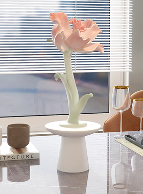 奶油风花朵玄关钥匙收纳摆件客厅电视柜I进门鞋柜家居饰品乔迁礼