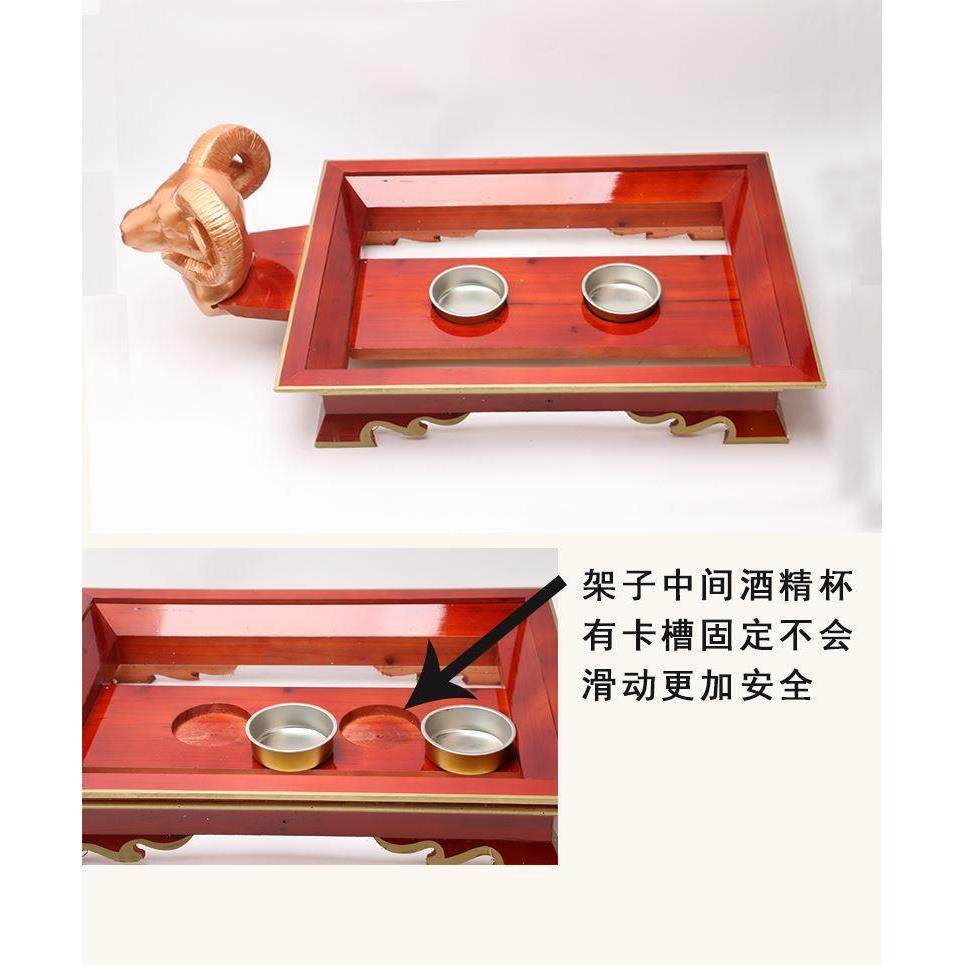 烤全羊托盘古包羊排手把肉上菜盘长方形饭店木盘商用蒙古元素餐具,淘宝优惠券,粉丝福利购,淘宝优惠卷