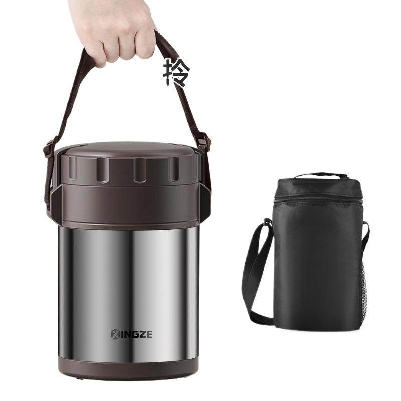 批2025新款24小时超长保温饭盒桶便携上班族316不锈钢多层送饭学B,淘宝优惠券,粉丝福利购,淘宝优惠卷