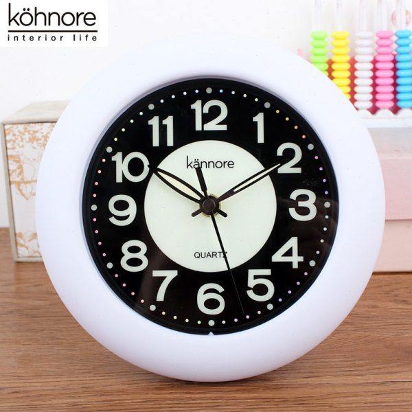 超强夜光字体创意小挂钟座钟客厅浴室防水老人学生用静音摆件台式,淘宝优惠券,粉丝福利购,淘宝优惠卷