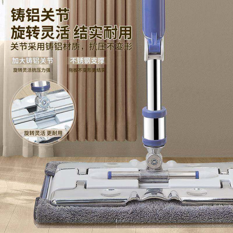 夹布拖把金属接头加粗加厚不锈钢杆手洗布加粗杆拖地拖把木地板,淘宝优惠券,粉丝福利购,淘宝优惠卷