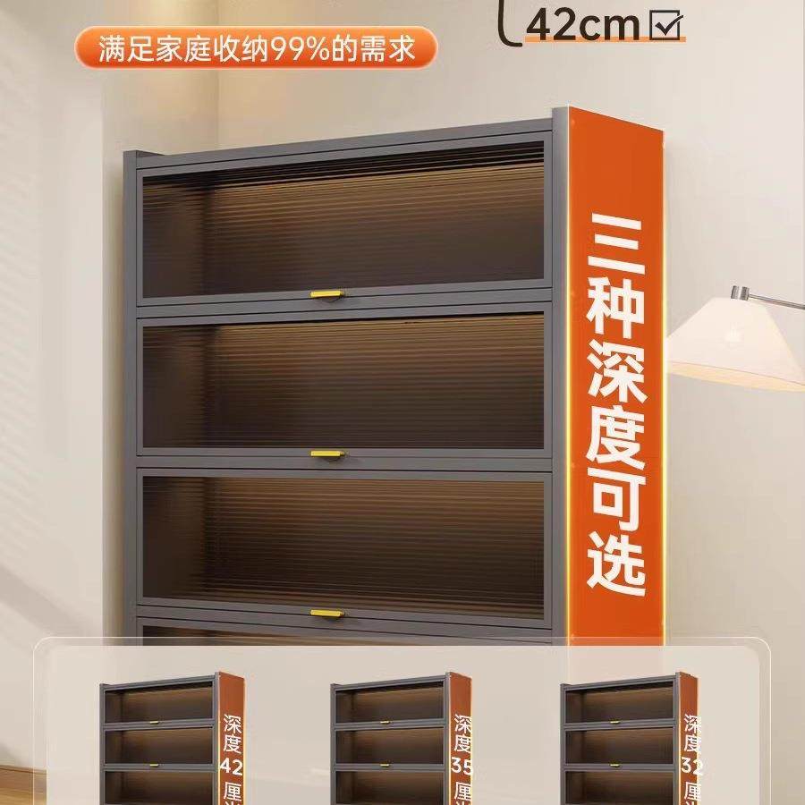 厨房置物架落地多层收纳柜子微波炉家用带门多功能橱柜防尘储物柜,淘宝优惠券,粉丝福利购,淘宝优惠卷