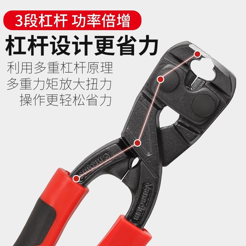 顶切钳平口拔齿钳强力剪切钢丝铁丝钉平头拔钉起钉钳子工业级剪钳,淘宝优惠券,粉丝福利购,淘宝优惠卷