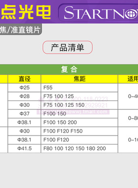 光纤石英复合聚焦准直镜片镀膜30焊接机37嘉强Precitec激光切割机