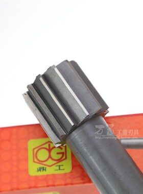 锥柄机用铰刀10 12 14 16 18 20 22 24 26 28 30-45mm D4白钢铰刀
