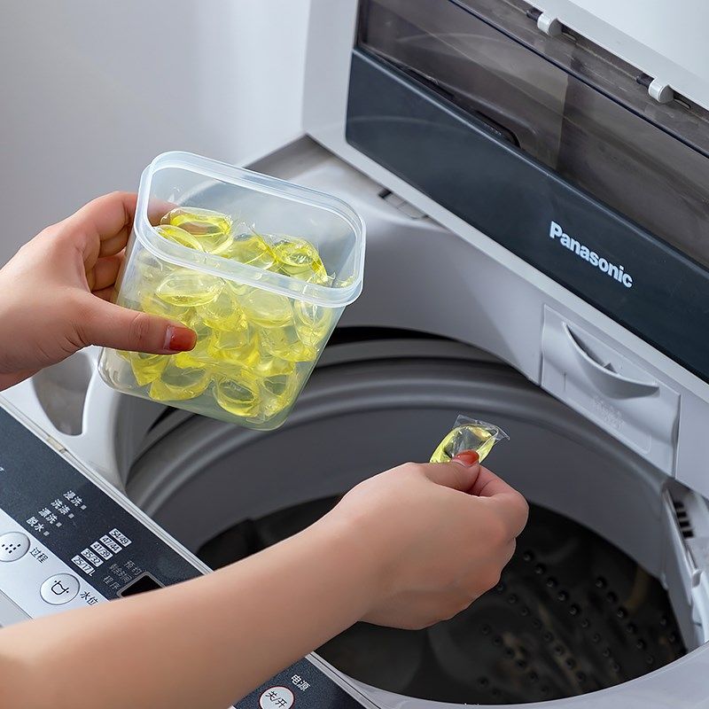 洗衣粉收纳盒装洗衣凝珠专用储存盒抽屉杂物带盖整理盒子,淘宝优惠券,粉丝福利购,淘宝优惠卷