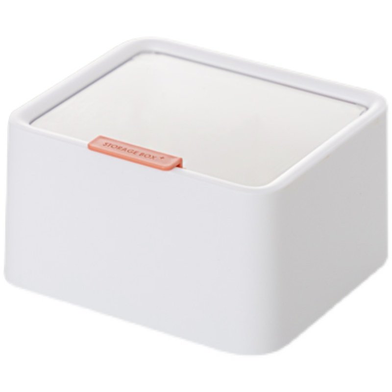 学生ins翻盖化妆棉收纳盒 桌面分格防尘卸妆棉签带盖盒子宿舍神器,淘宝优惠券,粉丝福利购,淘宝优惠卷