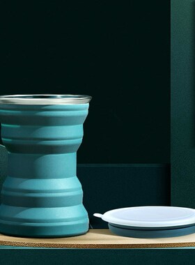 日本折叠硅胶漱口杯旅行便携口杯洗漱刷牙杯子耐高温可伸缩口袋杯