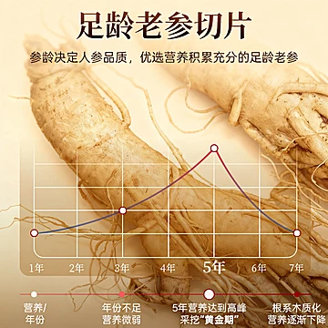 加拿大进口！西洋参特级中片切片50g[24元优惠券]-寻折猪