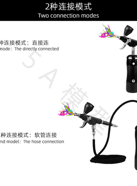 电动喷笔便携式高达模型娃娃上色马克笔绘画喷漆扳机喷枪工具套装