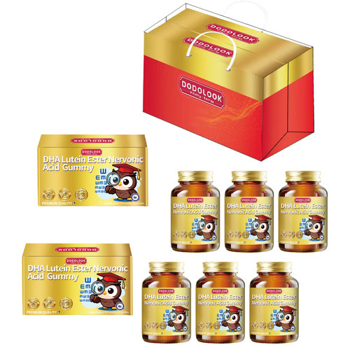 DODOLOOK DHA Lutein PS Gummy DHA叶黄素酯神经酸软糖-A5 - 图3