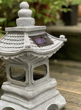 庭院太阳能景观灯装饰防s水户外花园摆件造景别墅中式日式创意草