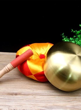 加厚铜磬铜庆静心钵盂佛s音碗庆引罄修行钵纯铜法器日式光身庆铜