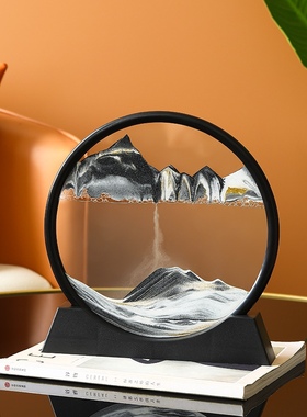 流沙画摆a件创意沙漏办公室客厅桌面卧室书桌装饰女生礼物解压高