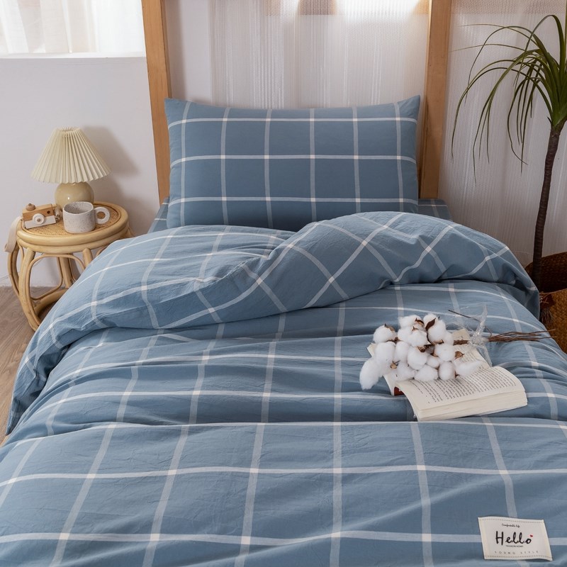 大学生宿舍床单人三件套r床上用品被褥全套一整套被套被子四件套 - 图2