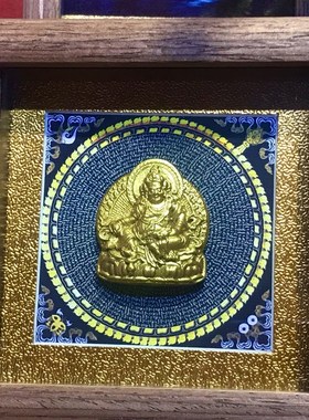 【五台直发】手工擦擦 绿度母黄C神 文殊桌摆家居摆件装Z饰 祝福