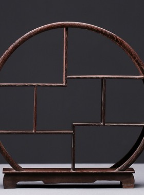 鸡翅木博古架小型实木中式摆件茶具叶置物紫砂茶壶W多宝阁展示架