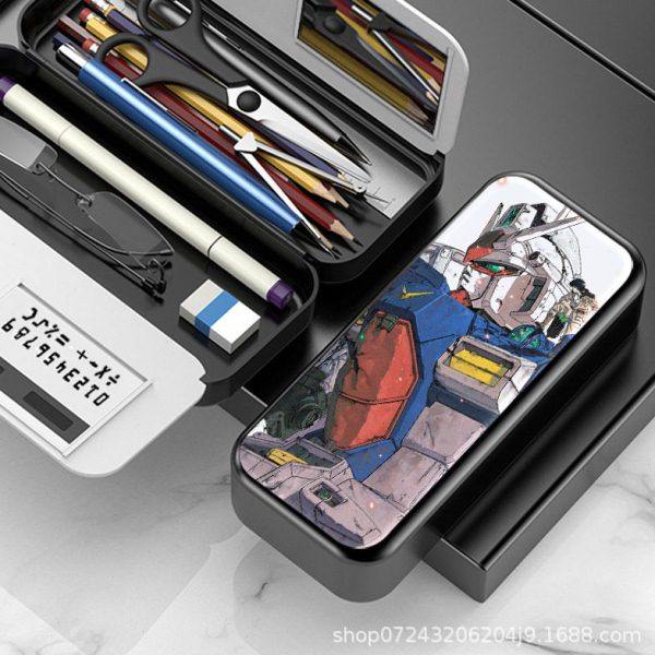 机动战士高达文具盒小学生初中动漫周边多功能男孩笔袋计算器笔盒,淘宝优惠券,粉丝福利购,淘宝优惠卷