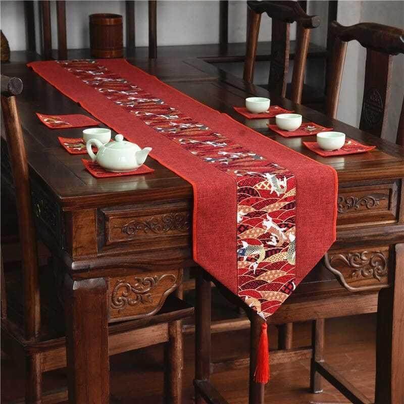 婚房布置中式婚礼桌旗结婚装饰喜字客厅茶几桌布婚庆用品卧室床旗,淘宝优惠券,粉丝福利购,淘宝优惠卷