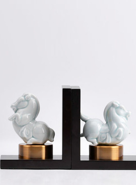 新中式书档毛笔架摆件样板间书房客厅I售楼处餐桌酒店装饰品摆放