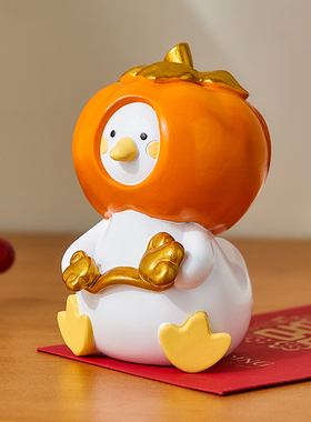 卡通情侣鸭办公室卧室装饰摆饰治愈E系桌面小物件闺蜜送女朋友礼