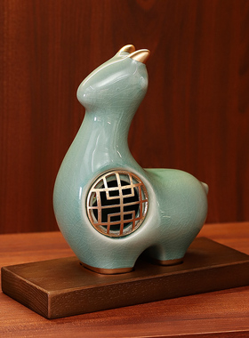 《未羊》创意新中式生肖摆件家居饰品轻奢高档客厅酒Y柜乔迁礼品