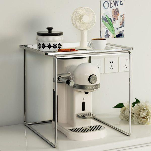 鑫润通厨房置物架家用微波炉烤箱架子双层台面桌面电饭锅收纳支架,淘宝优惠券,粉丝福利购,淘宝优惠卷