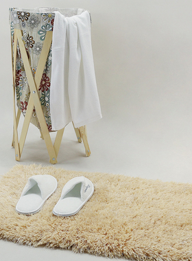 布艺收纳篮摆件全屋定制装饰品卫生间F道具样板间样板房脏衣篓软