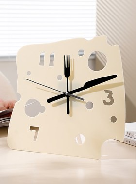 客厅餐厅卧室桌面创意装r饰摆件艺术时钟摆台式现代简约轻奢高级
