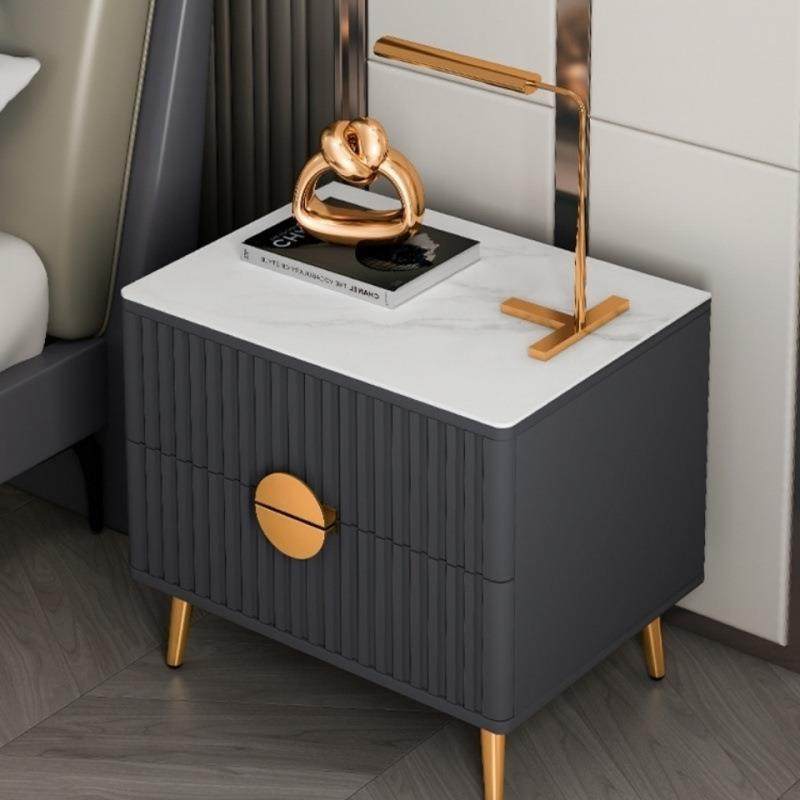 现代简约轻奢岩板床头柜卧室简易储物柜极简床边柜床头柜2023新款,淘宝优惠券,粉丝福利购,淘宝优惠卷