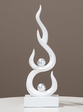 节节高升摆件办公室玄关酒柜电视柜客厅现代简约轻奢风装饰工艺品