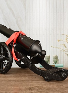 精品铸铁大炮加厚仿古大炮红衣大炮模型景区摆件R家用工艺品装饰