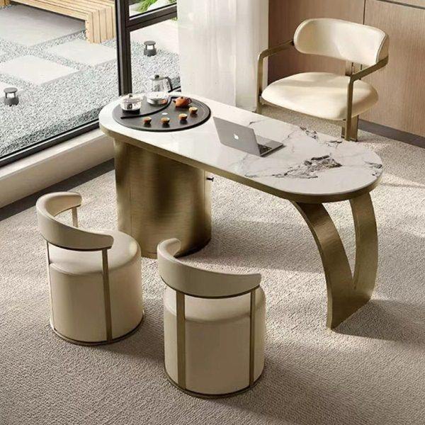 现简约岩板茶桌烧水壶一体茶台阳台家用现茶桌椅组合厂家,淘宝优惠券,粉丝福利购,淘宝优惠卷