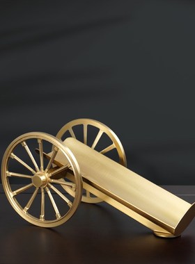 全铜简约现代创意家居玄关客厅酒柜装饰品M斜放红酒架摆件轻奢高