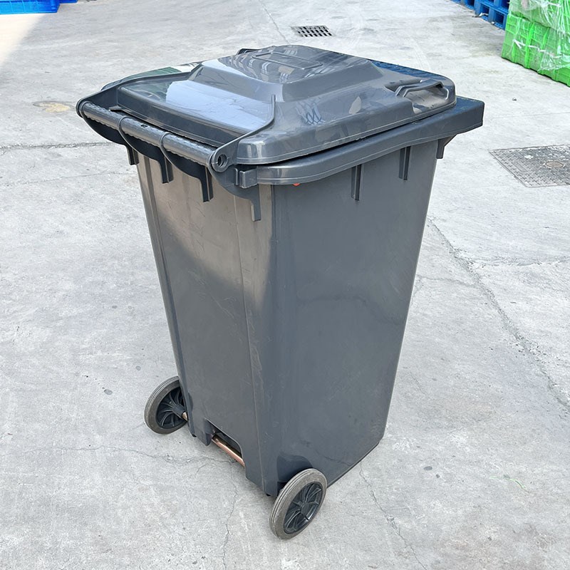 塑料垃圾桶加f厚带轮环卫垃圾桶户外公园小区分类垃圾箱塑胶垃圾 - 图1