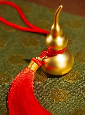 朱炳仁铜 福禄寿喜葫s芦车挂家居饰品客厅装饰葫芦挂件礼品