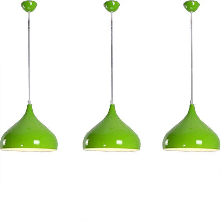 现代简约创意个性装饰灯具彩色餐桌吊灯单头铝材饭店餐厅灯具,淘宝优惠券,粉丝福利购,淘宝优惠卷