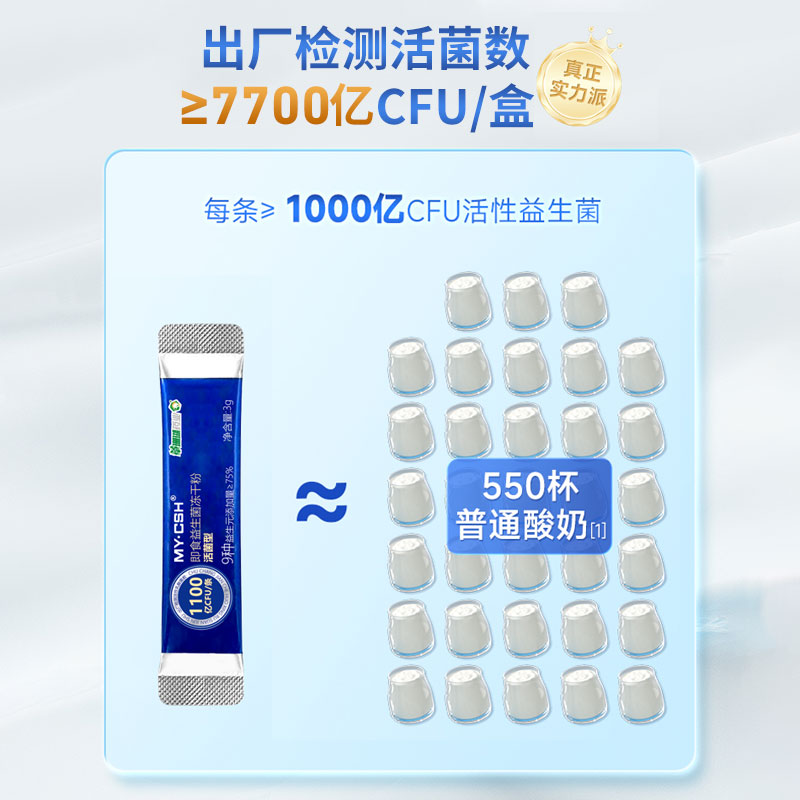 草珊瑚药业肠道益生菌冻干粉3g*7袋/盒