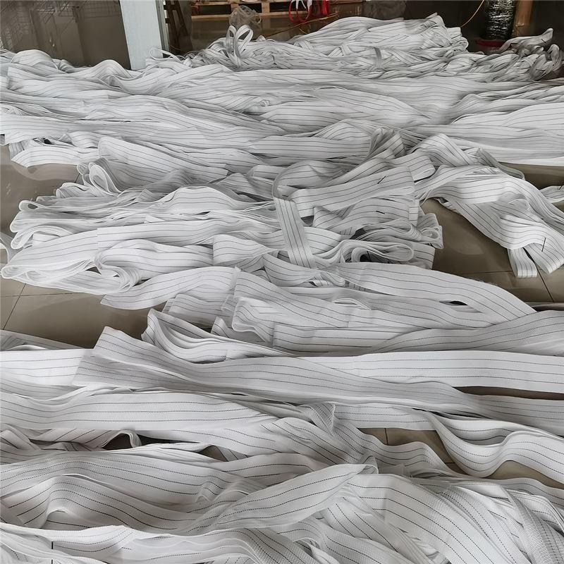 丙纶白色扁平起重吊装带工业合成纤维吊带1/2/3/5/8/10吨定长度制 - 图1